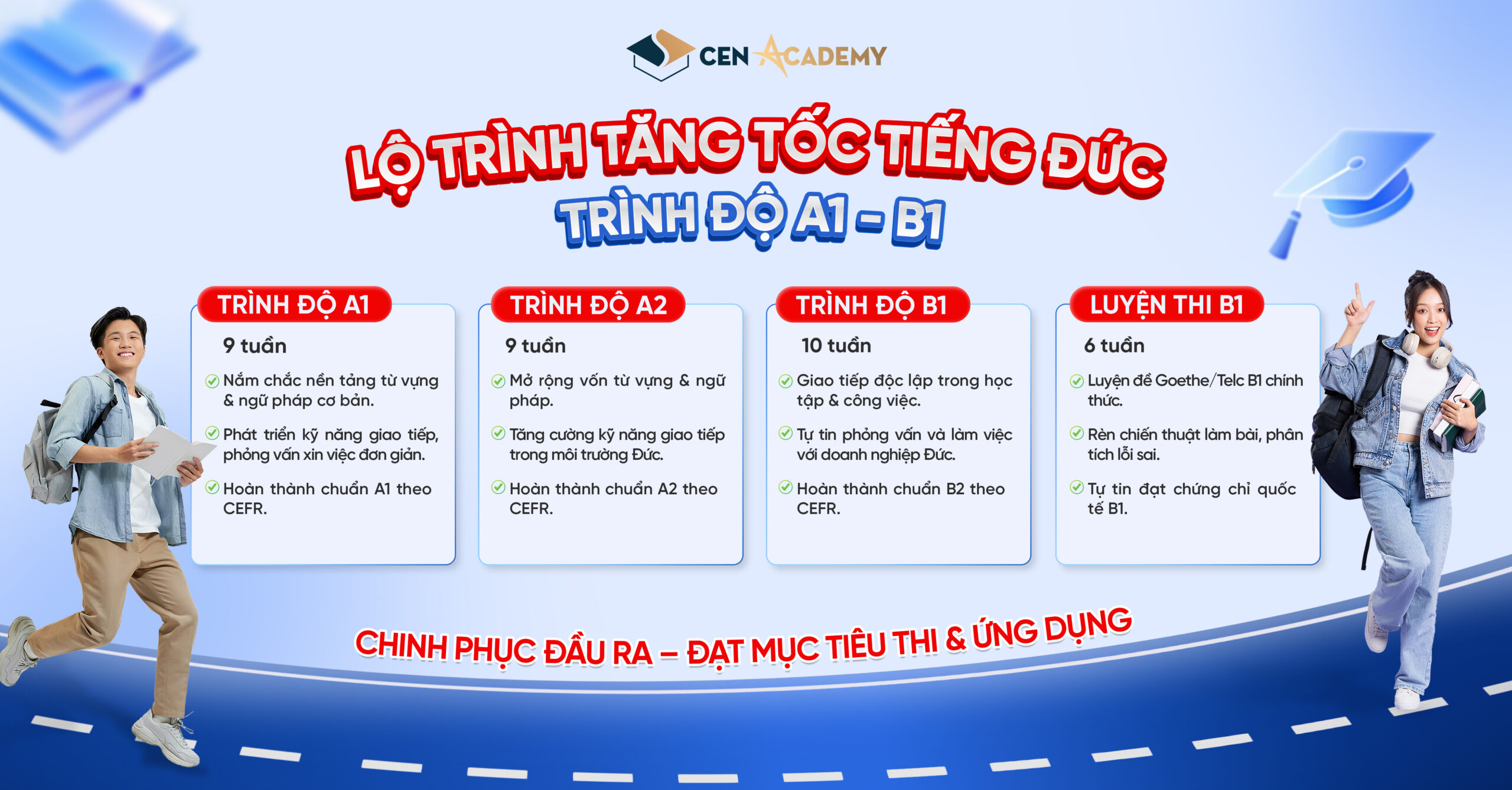 Học Tiếng Đức – Chinh Phục B1 Tiếng Đức Với Lộ Trình Tăng Tốc Tại Cen Academy
