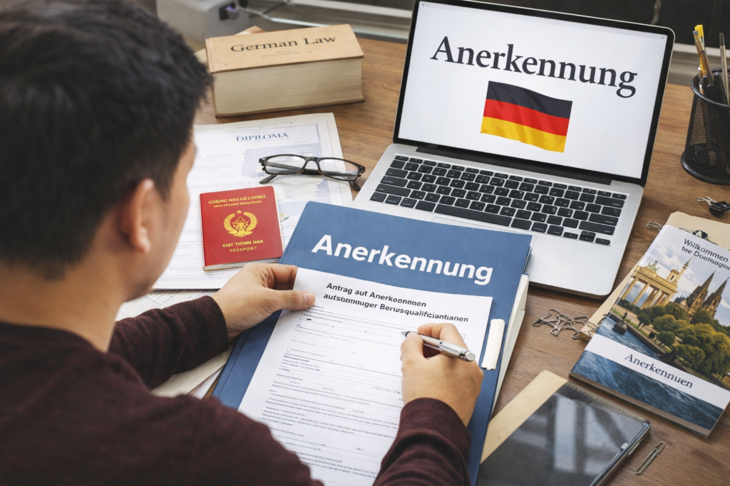 Đối với cử nhân Việt Nam, công nhận văn bằng chính là “tấm vé thông hành” để bước vào thị trường lao động Đức