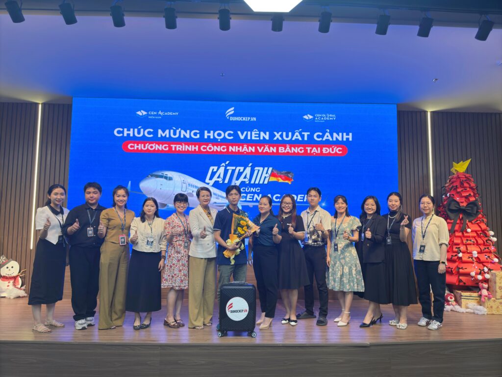 Học viên Cen Academy xuất cảnh thành công chương trình Công nhận văn bằng diện 18B